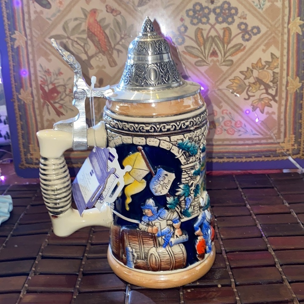Authentic St. Goar BurgRheinfels Beer Stein, limited edition #2 of 3000